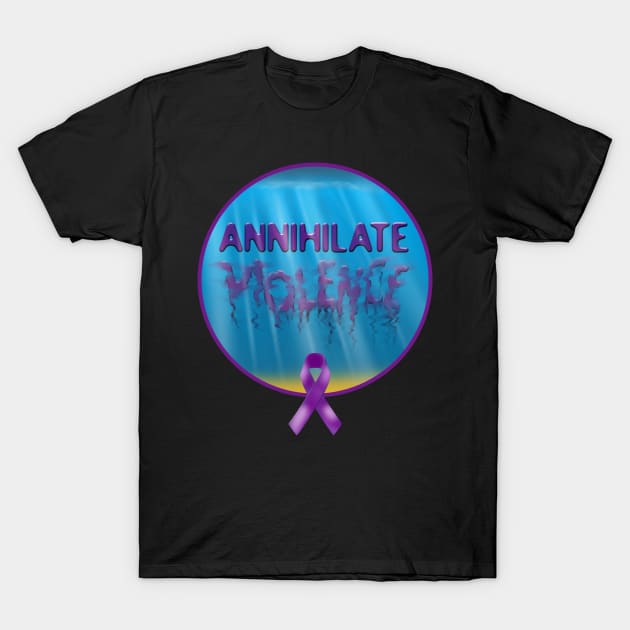 Annihilate Violence T-Shirt by StandAndStare